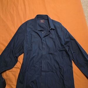 UNTUCKit Deep Blue Shirt Jacket